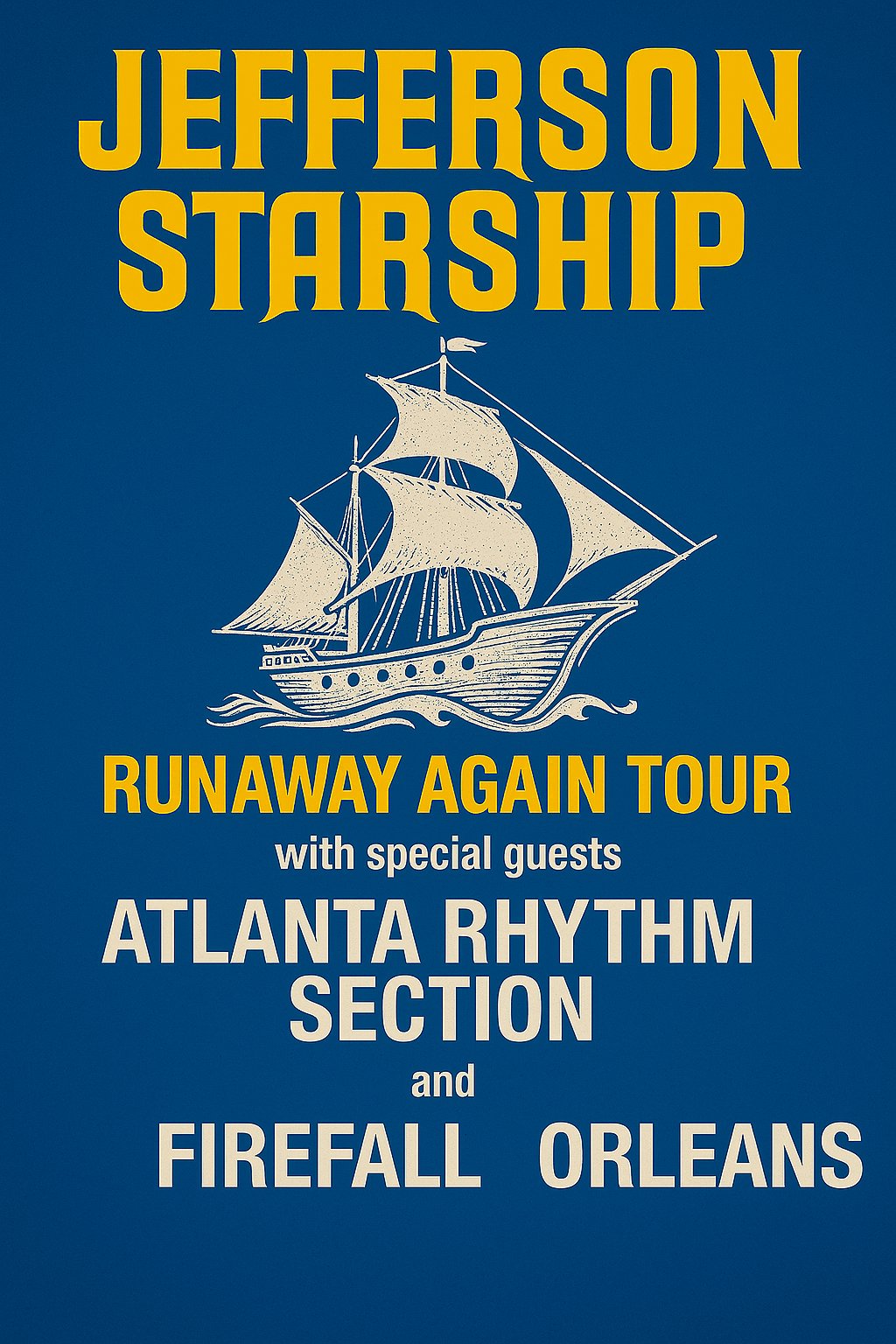 Preview image for Jefferson Starship: Runaway Tour With Special Guests Atlanta Rhythm Section, Firefall, And Orleans