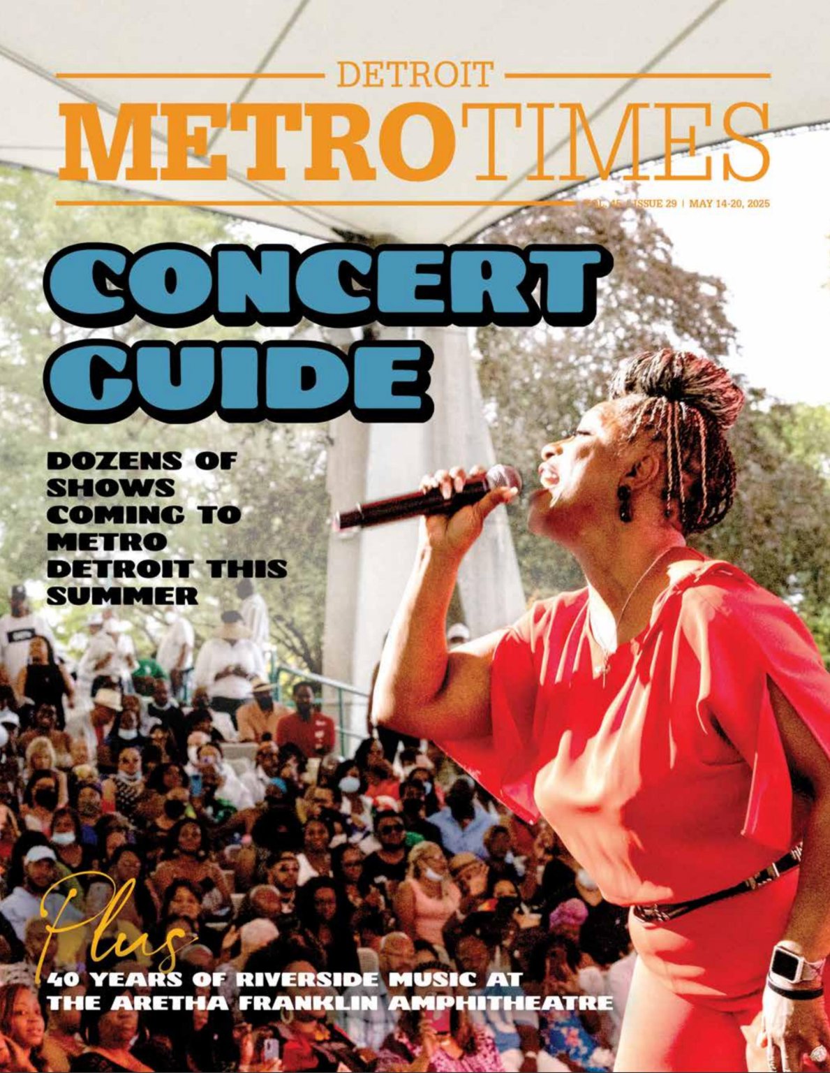 Cover for Aretha Franklin Amphitheatre