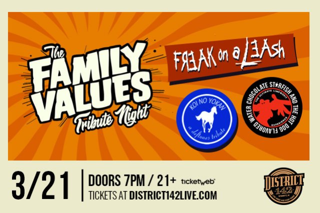 Preview image for The Family Values Nu Metal Tribute