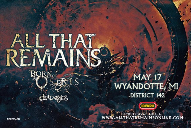 Preview image for All That Remains, Born Of Osiris, Dead Eyes