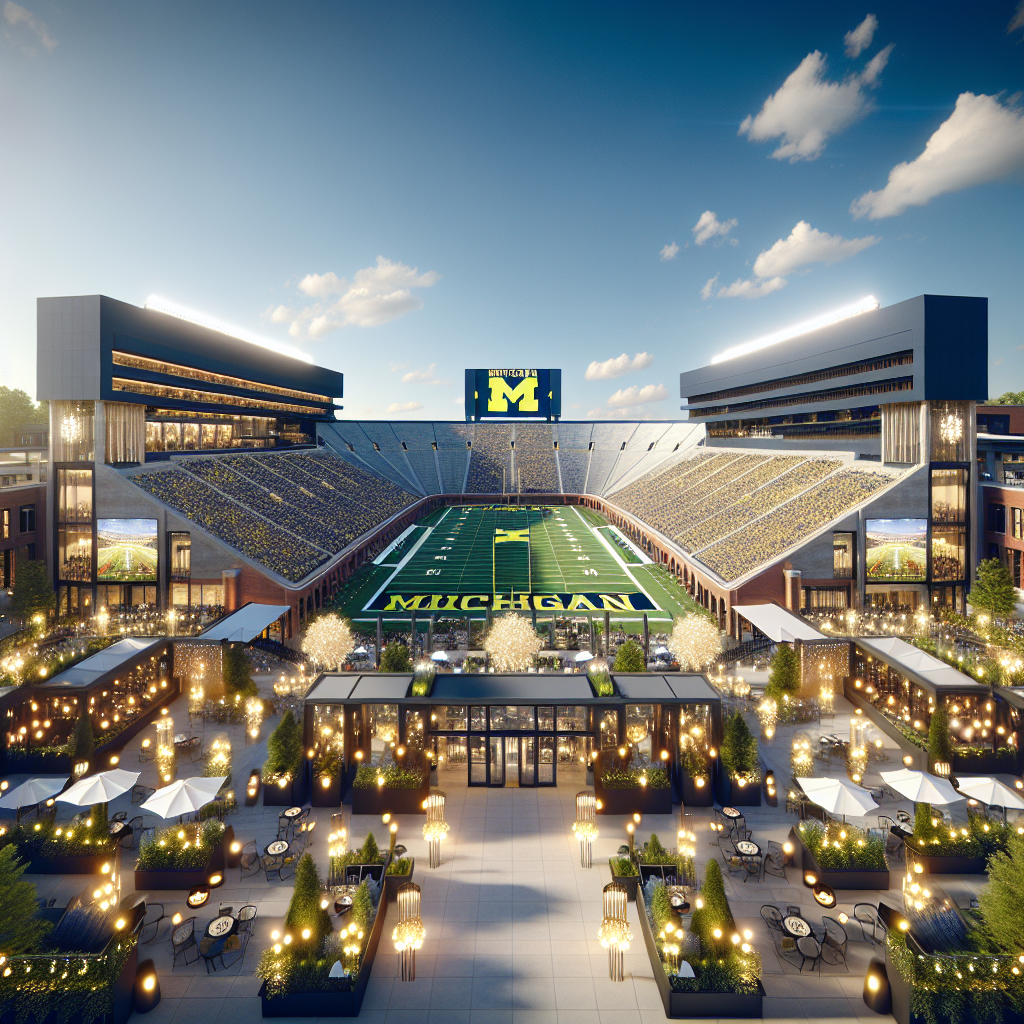 Cover for Michigan Stadium