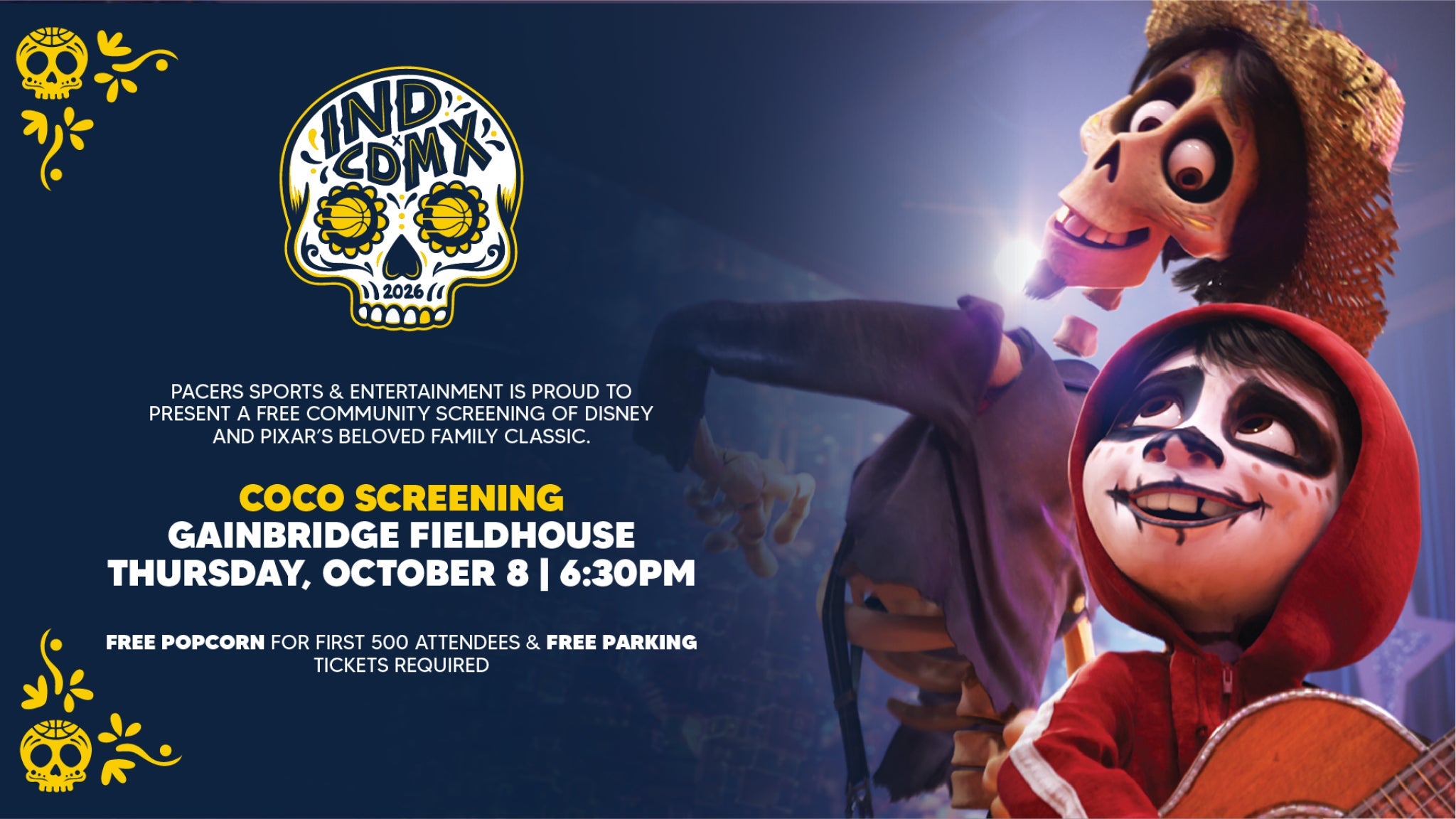 Preview image for Free Film Screening: Coco