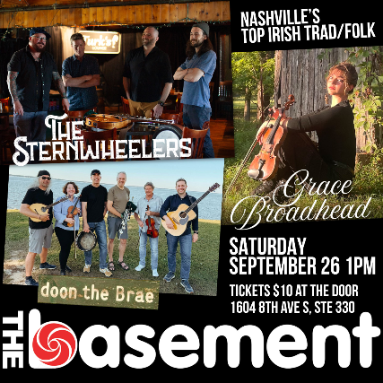 Preview image for Nashville Irish Trad Community presents The Sternwheelers, Doon the Brae and Grace Broadhead