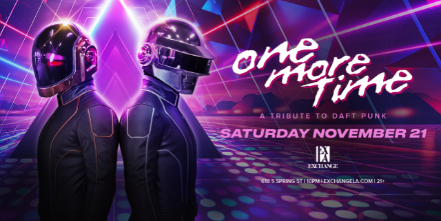 Preview image for ONE MORE TIME: A DAFT PUNK TRIBUTE PARTY