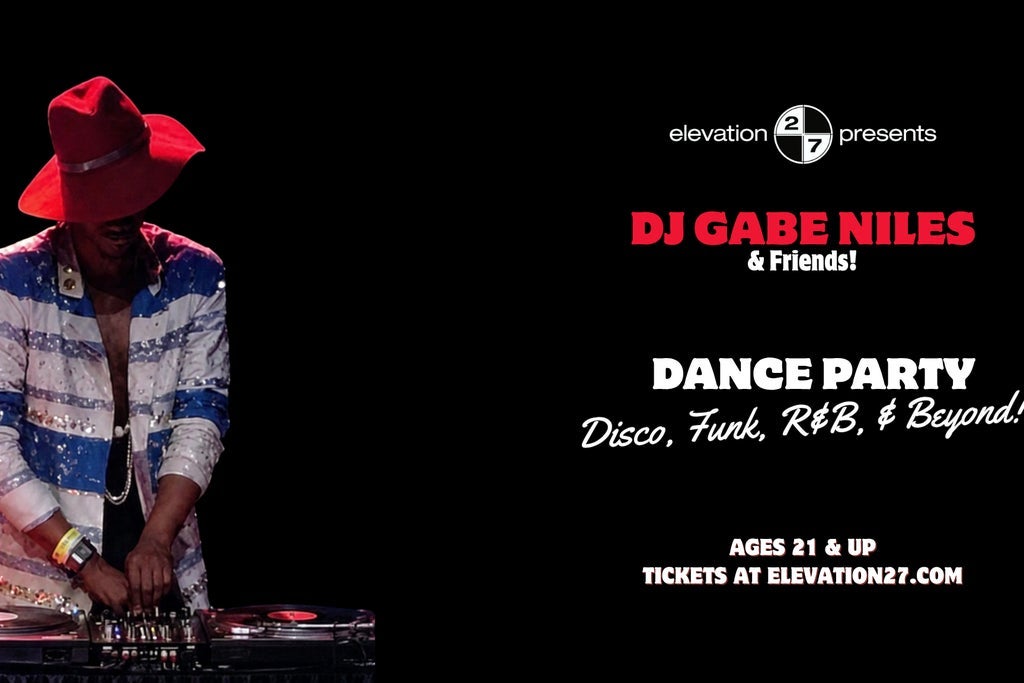 Preview image for DJ Gabe Niles Dance Party: Disco & Beyond (Ages 21 & Up)