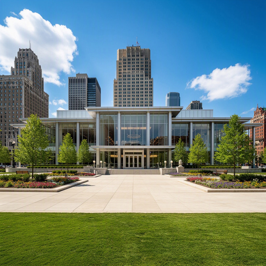 Cover for Detroit Riverfront