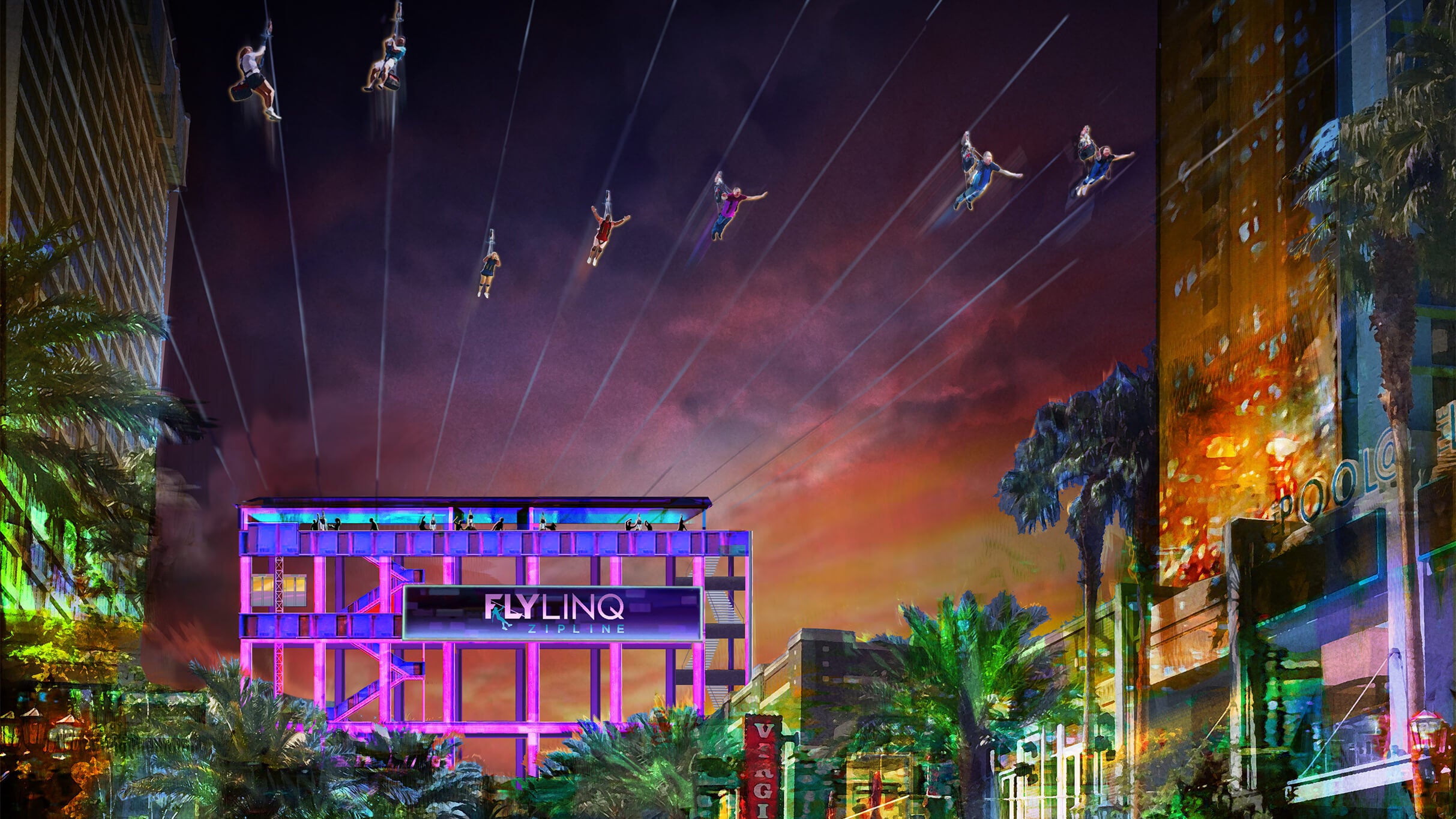 Preview image for Fly LINQ Zipline at THE LINQ